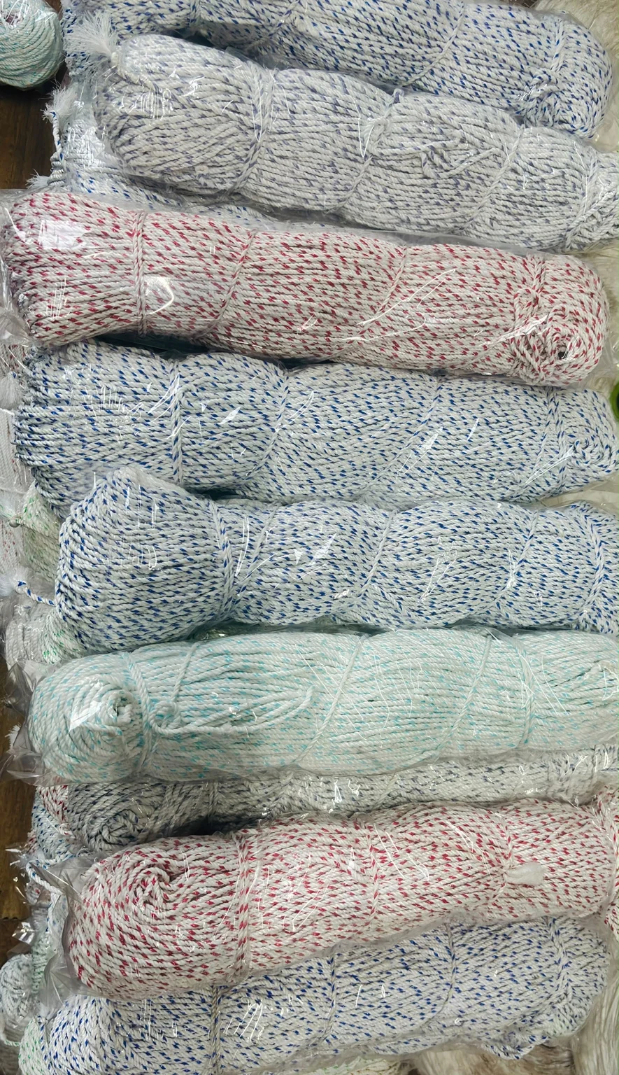 White chitta rope bundles in multiple variants ready for wholesale supply