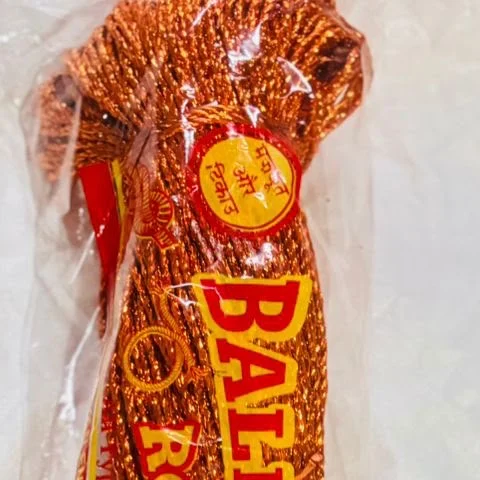 Detail view of copper coloured rope braid by Baliyana Rope